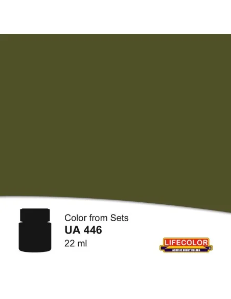 Helmet Dark Green 22 ml - Lifecolor NUA446