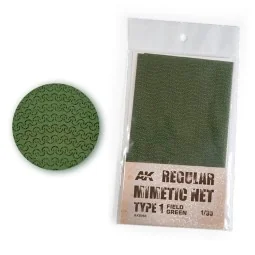 REGULAR CAMOUFLAGE NET Type 1 FIELD GREEN - AK Interactive AK8066