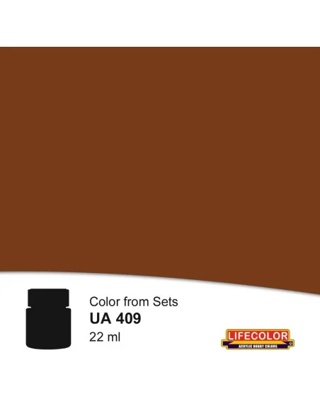 Dark Brown 22 ml - Lifecolor NUA409