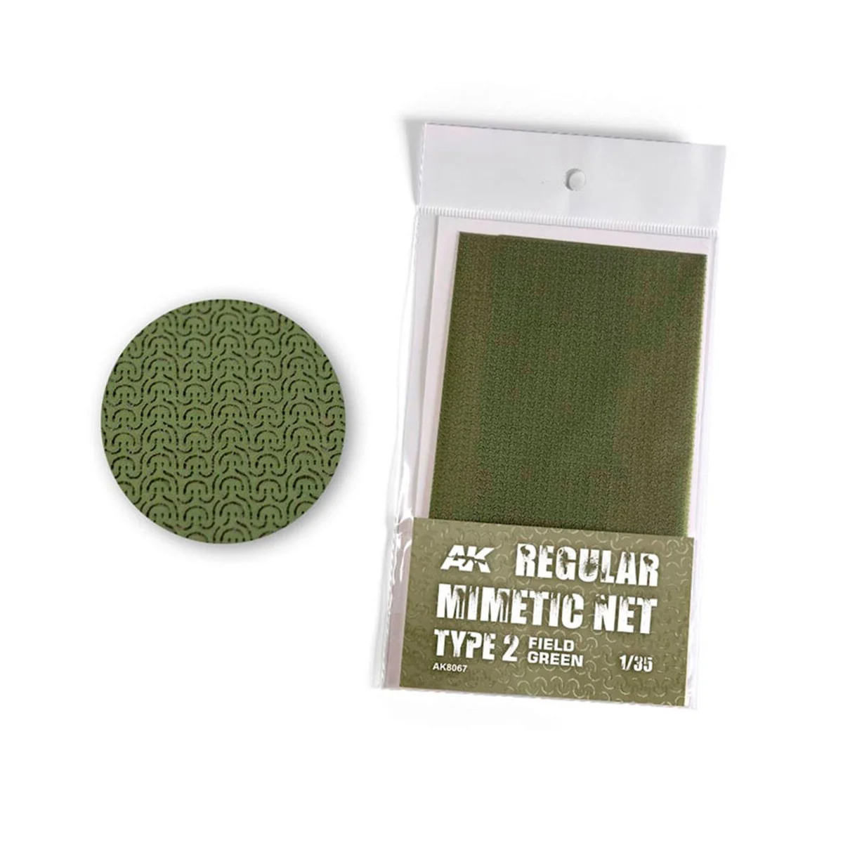 REGULAR CAMOUFLAGE NET Type 2 FIELD GREEN - AK Interactive AK8067