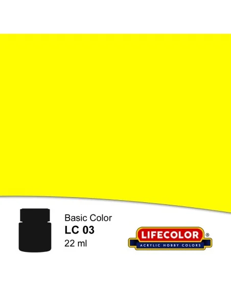 Matt Yellow 22 ml - Lifecolor NLC03