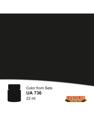 Burned Black 22 ml - Lifecolor NUA736