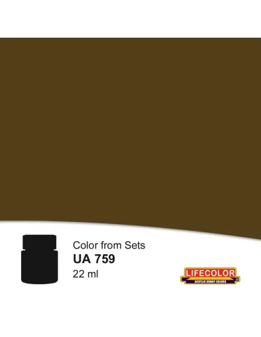 Exhausted Umber 22 ml - Lifecolor NUA759
