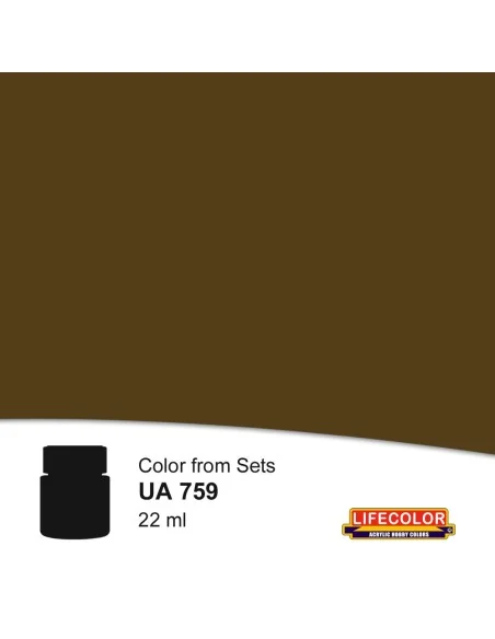 Exhausted Umber 22 ml - Lifecolor NUA759