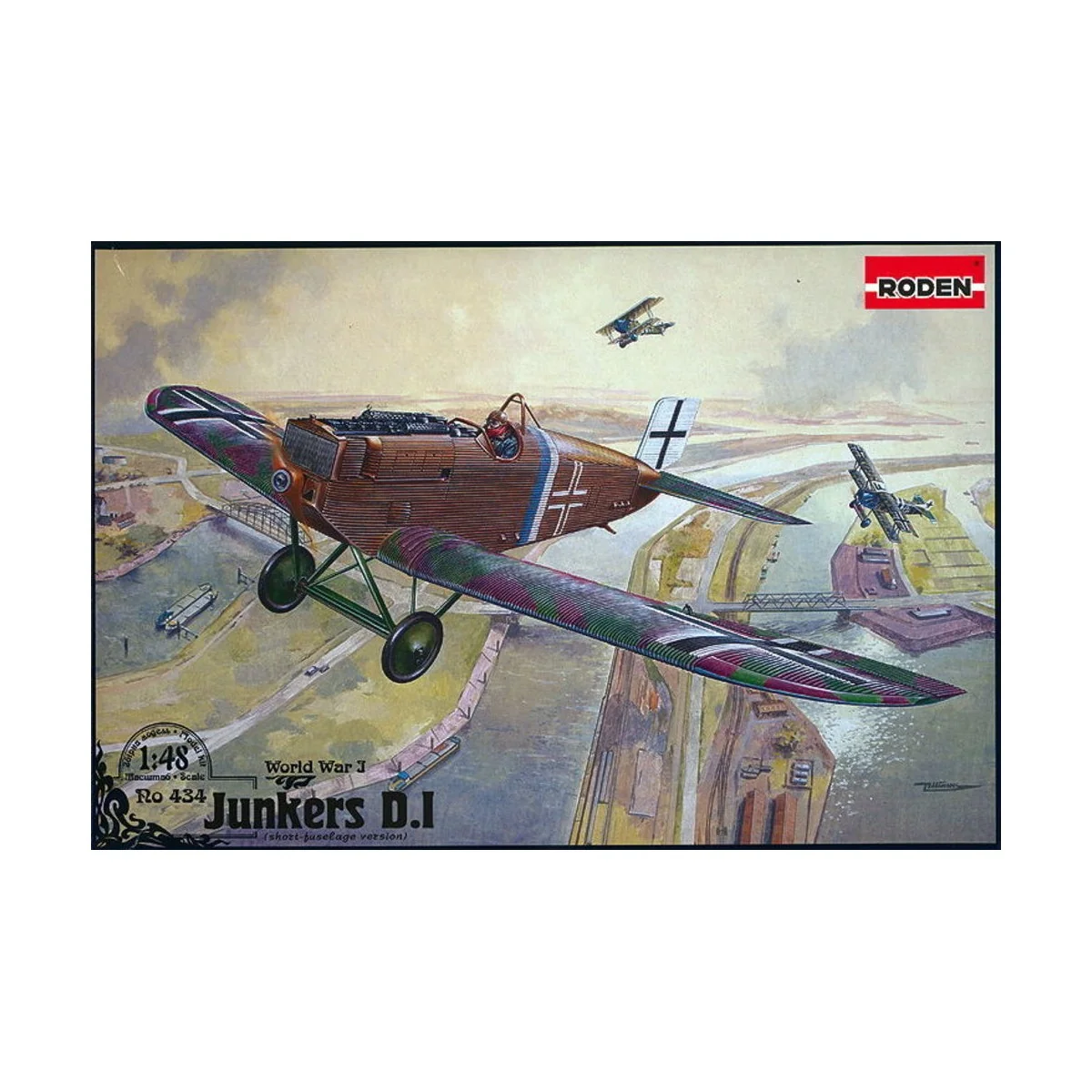 Junkers D.I late, 1/48 - Roden 434