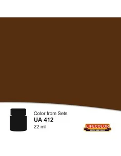 Extra Dark Brown 22 ml - Lifecolor NUA412
