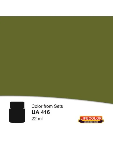 Verde Telo Mimetico Camouflage Green Sheet 22 ml - Lifecolor NUA416