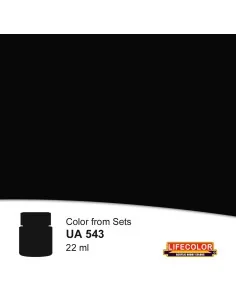 Musta Black 22 ml - Lifecolor NUA543