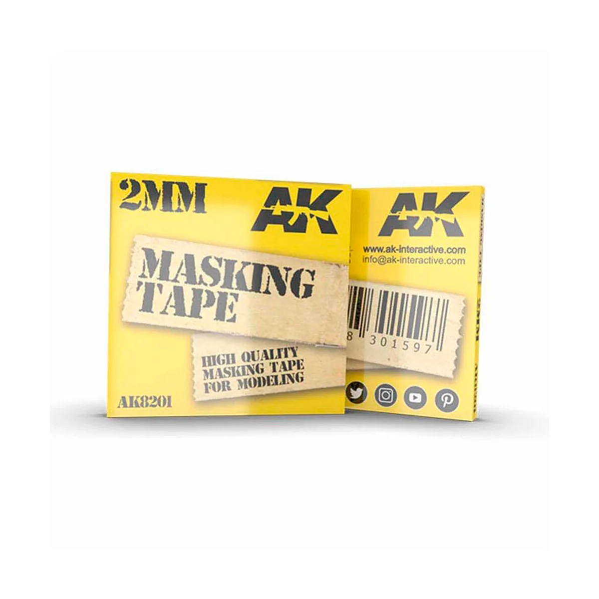 Masking Tape 2mm - AK Interactive AK8201