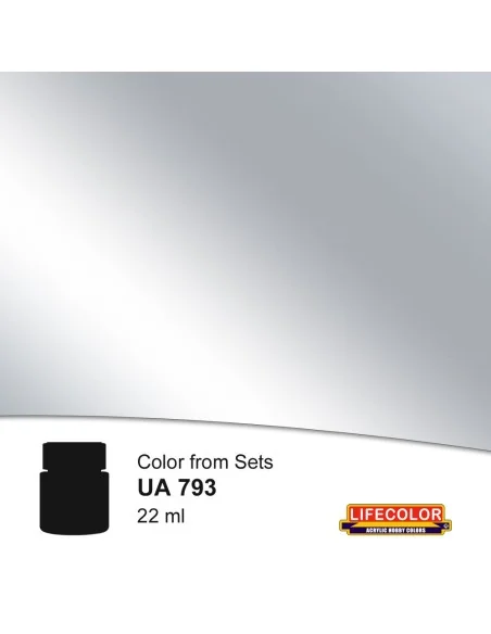 White Aluminium 22 ml - Lifecolor NUA793