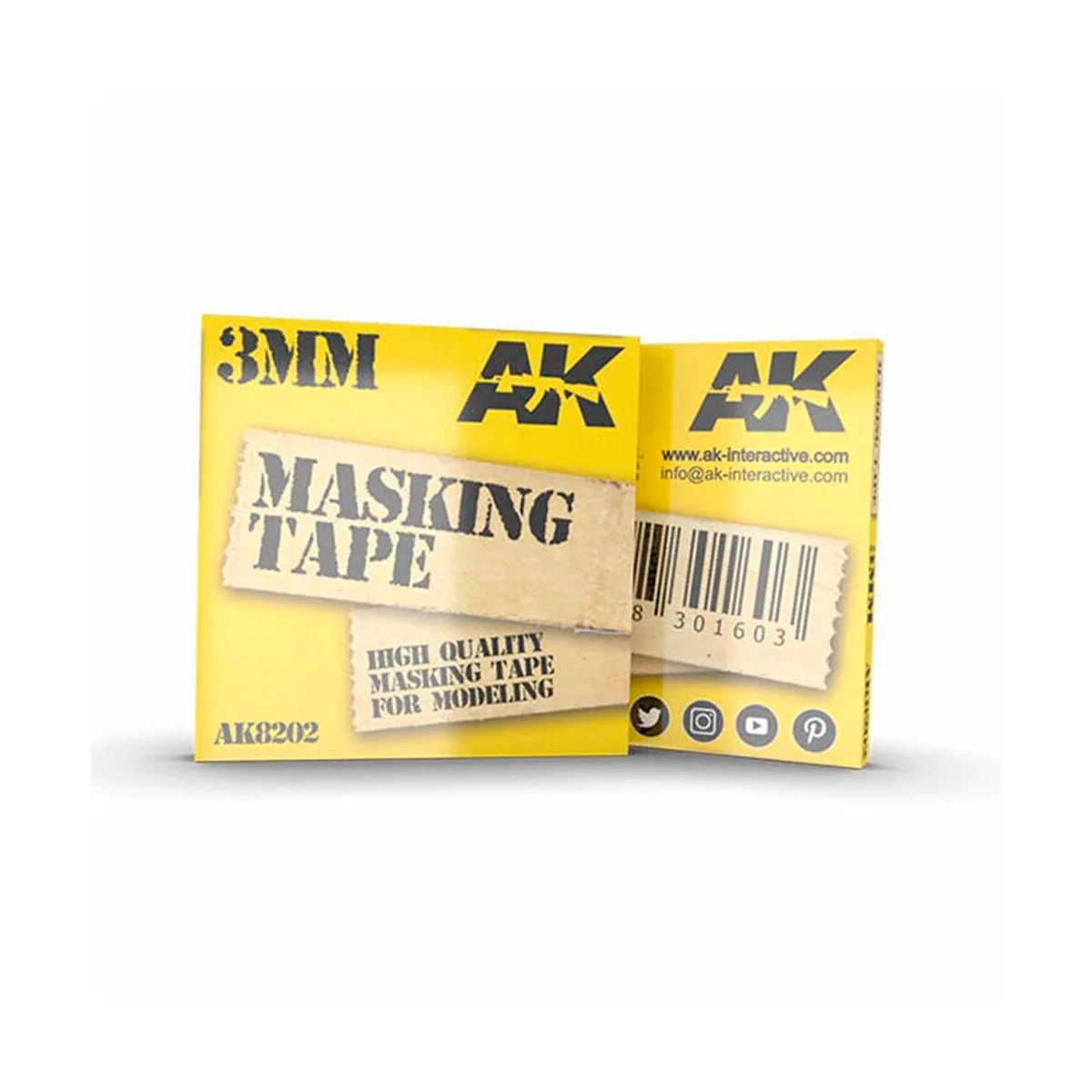 Masking Tape 3 mm - AK Interactive AK8202