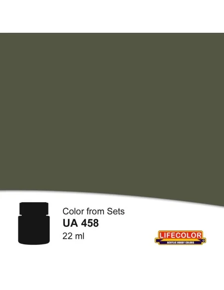 Tela Grigio Verde 22 ml - Lifecolor NUA458