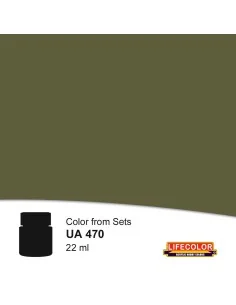 Extra Dark Green 22 ml - Lifecolor NUA470