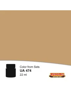 Medium Tan 22 ml - Lifecolor NUA474