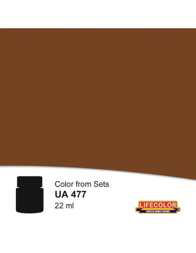 Leder Braun 22 ml - Lifecolor NUA477