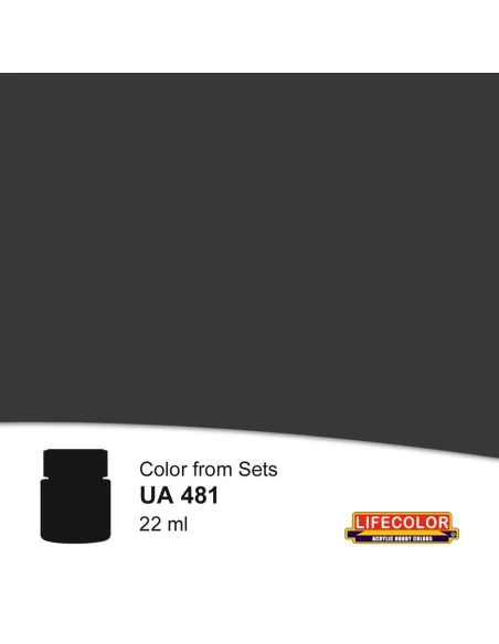 Leder Schwarz 22 ml - Lifecolor NUA481