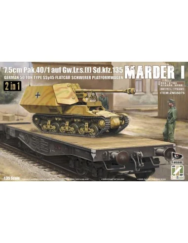 Marder I 7.5cm Pak.40/1 auf Gw.Lr.s.(f) Sd.kfz.135 with German 50 T...