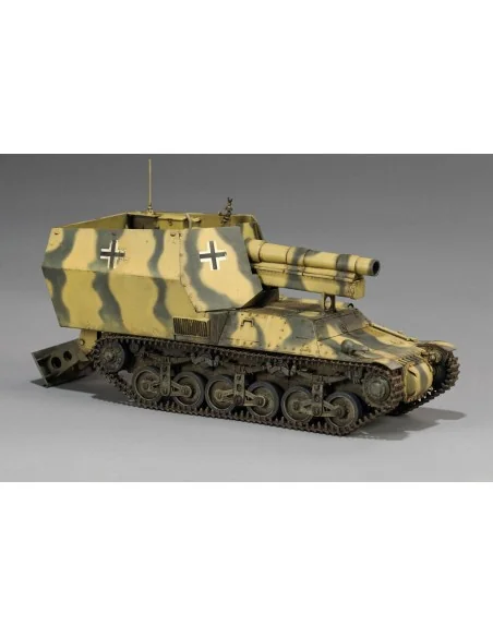 15 cm sFH 13/1 (Sf)auf Gw Lrs.(f )Sd.Kfz.135/1 with German 50 Ton T...