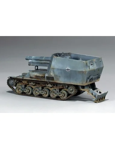 15 cm sFH 13/1 (Sf)auf Gw Lrs.(f )Sd.Kfz.135/1 with German 50 Ton T...
