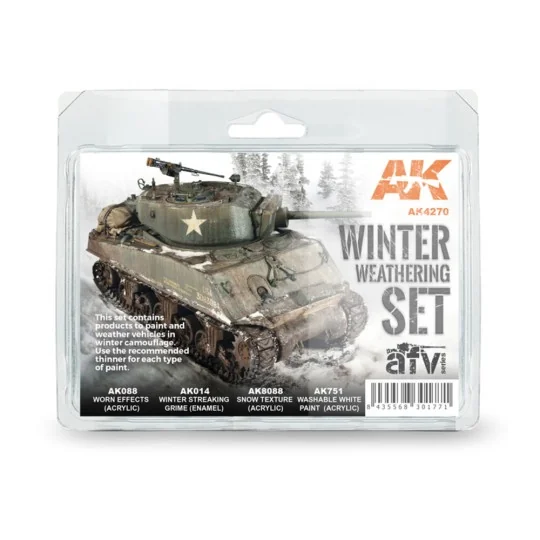WINTER WEATHERING SET - AK Interactive AK4270 WINTER WEATHERING SET - AK Interactive AK4270