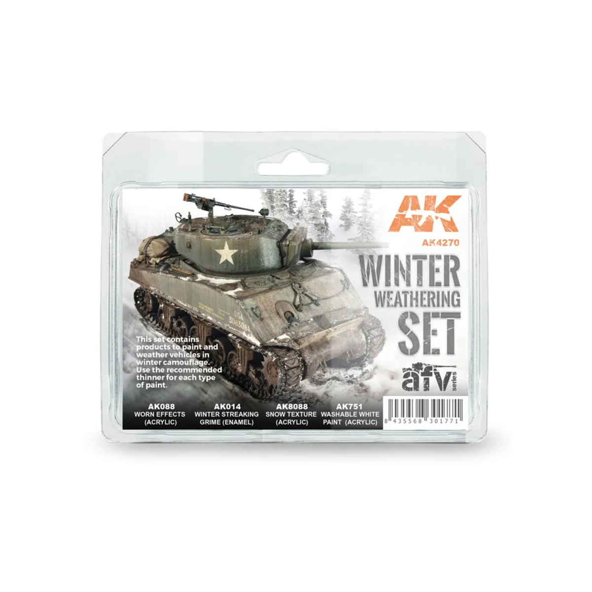 WINTER WEATHERING SET - AK Interactive AK4270