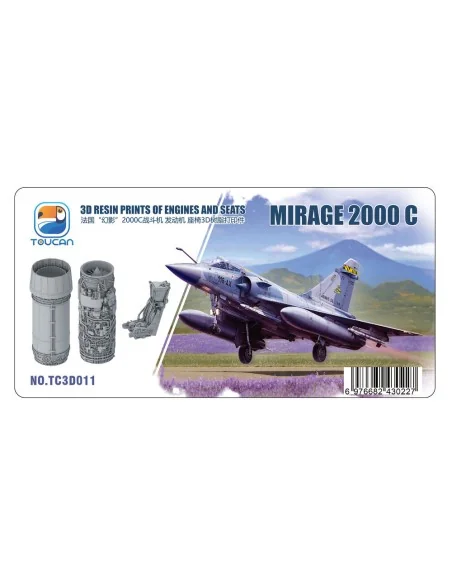 [NO_DESC] Mirage 2000 C 3D RESIN PRINTS OF ENGINES AND SEATS, 1/32 ...