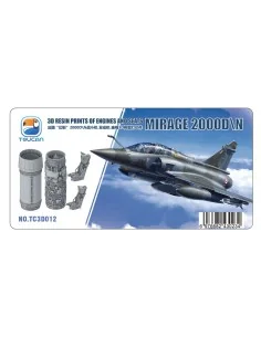 Mirage 2000 D/N 3D RESIN PRINTS OF ENGINES AND SEATS, 1/32 - Toucan...