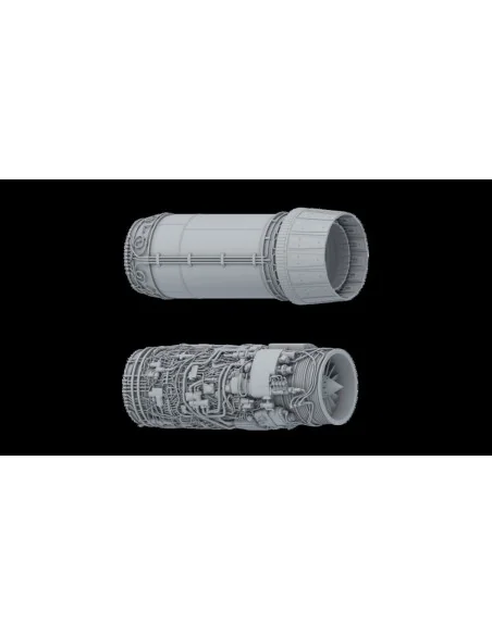 Mirage 2000 D/N 3D RESIN PRINTS OF ENGINES AND SEATS, 1/32 - Toucan...