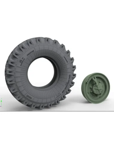 URAL 4320 3D GRAVITY TIRE×6, 1/48 - Toucan Model TC3D015