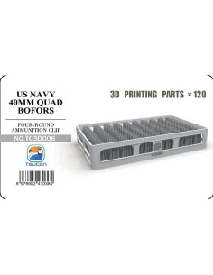 FOUR-ROUND AMMUNITION CLIP, 1/35 - Toucan Model TC3D006