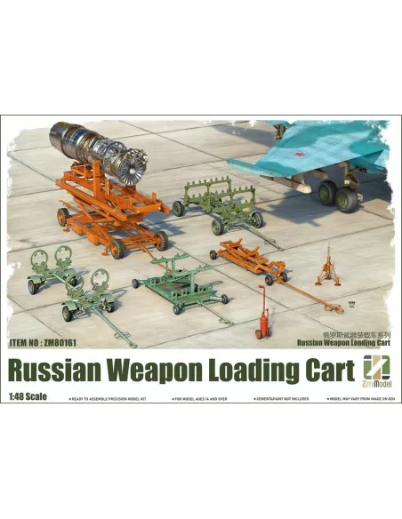 [NO_DESC] Russian Weapon loading cart, 1/48 - Zimi Model ZM80161