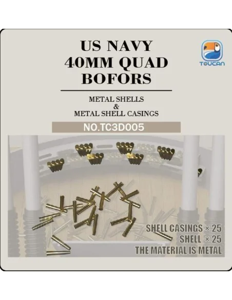 METAL SHELLS & METAL SHELL CASINGS, 1/35 - Toucan Model TC3D005