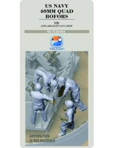 ANTI-AIRCRAET GUN CREW, 1/35 - Toucan Model TC3D004