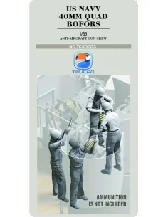 ANTI-AIRCRAET GUN CREW, 1/35 - Toucan Model TC3D003