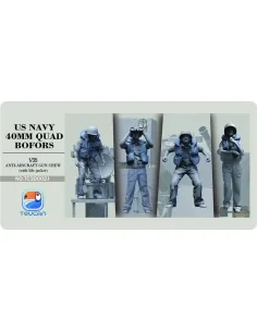 ANTI-AIRCRAET GUN CREW (with life jacket), 1/35 - Toucan Model TC3D...