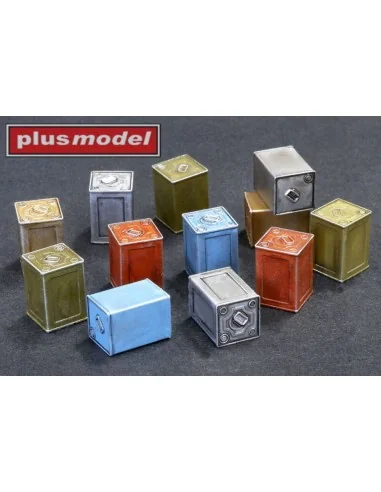 British canisters Flimsy early, 1/35 - Plus model DP3006