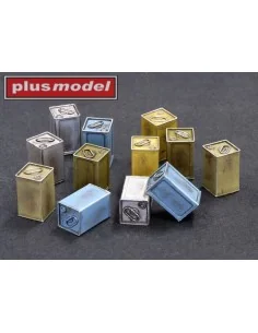 [NO_DESC] British canisters Flimsy late, 1/35 - Plus model DP3012