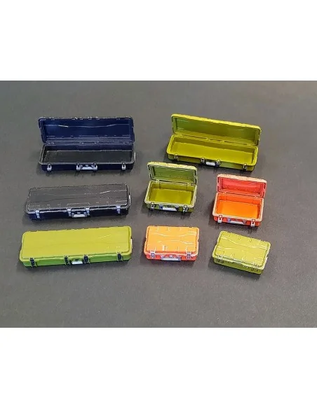 Tool boxes low, 1/35 - Plus model DP3022