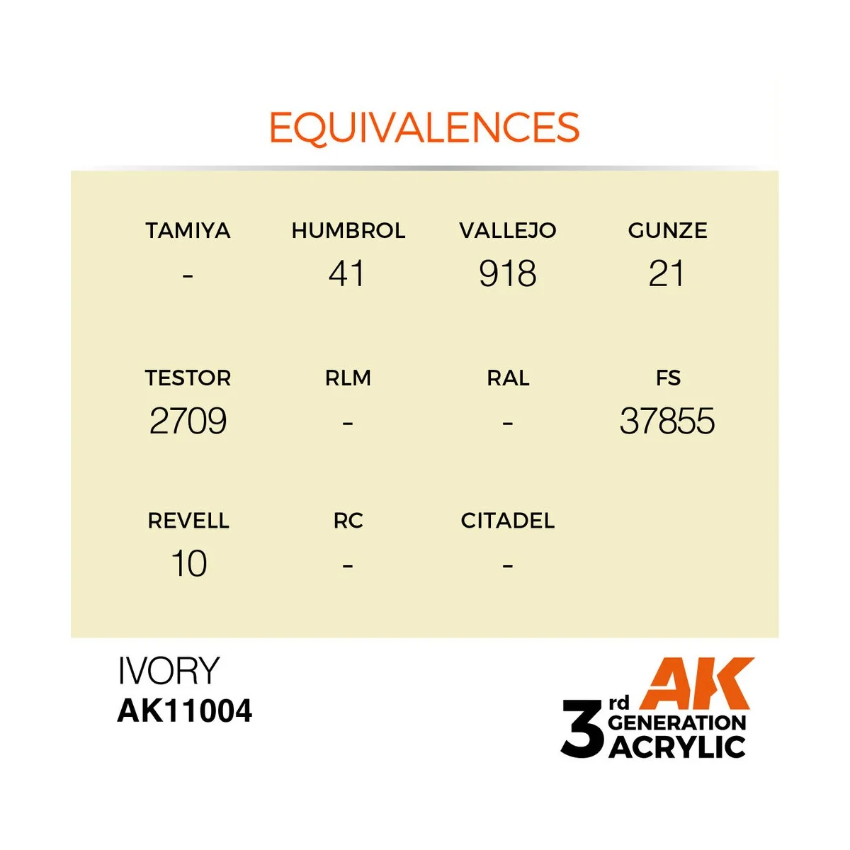 Ivory 17ml - AK Interactive AK11004