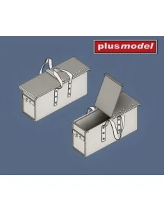 Machine gun Vickers ammunition boxes WWII, 1/35 - Plus model DP3043