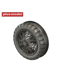 Wheels for british armored car RR, 1/35 - Plus model DP3054