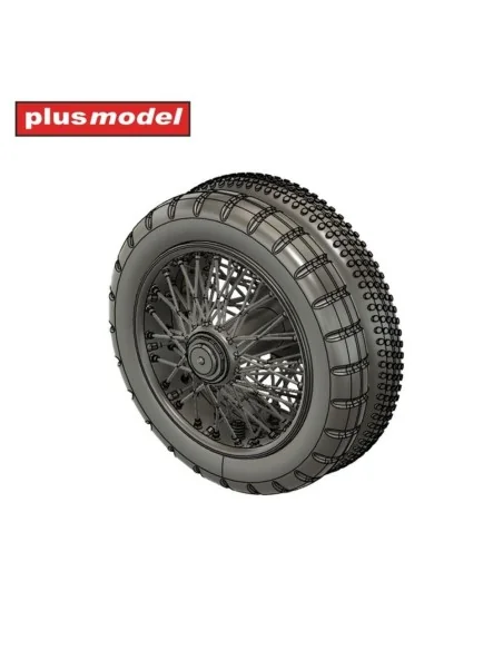 Wheels for british armored car RR, 1/35 - Plus model DP3054