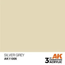 Silver Grey 17ml - AK Interactive AK11006