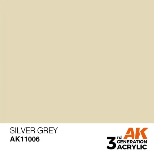 Silver Grey 17ml - AK Interactive AK11006