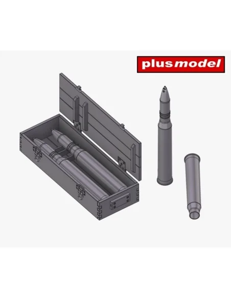 Ammunitions 75 mm for Panther, 1/35 - Plus model DP3056