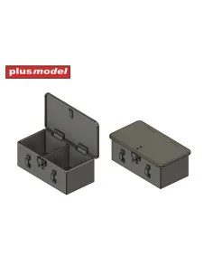 Magazines and ammunition boxes for the Lewis machine gun, 1/35 - Pl...