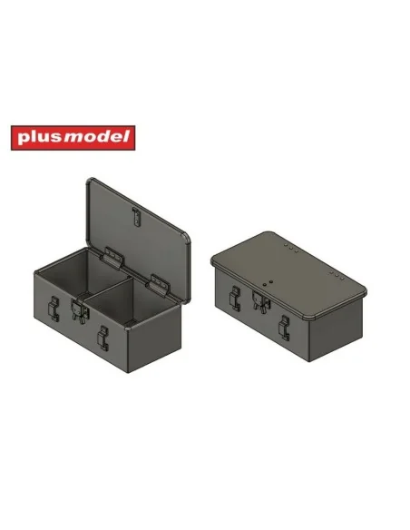 Magazines and ammunition boxes for the Lewis machine gun, 1/35 - Pl...