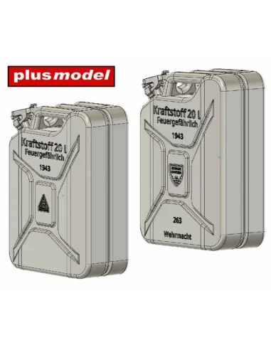 German canisters late -Schwelm, Nowack, 1/35 - Plus model DP3090
