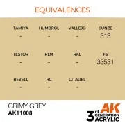 Grimy Grey 17ml - AK Interactive AK11008 Grimy Grey 17ml - AK Interactive AK11008