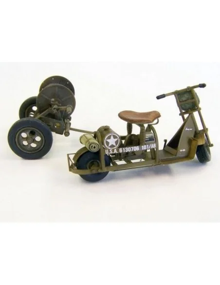U.S. airborne scooter with reel, 1/35 - Plus model 438